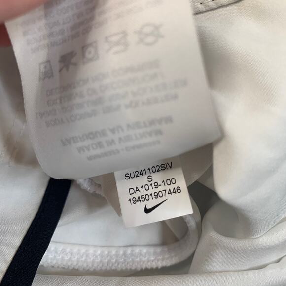 Nike Shorts Girls S White Black Dri Fit Sprinter Brief Lined Quick Dry Running - Picture 9 of 12